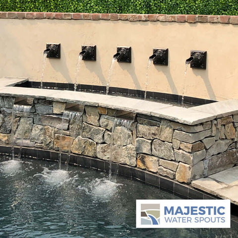 Lombardi <br> 8" Spa-to-Pool/Fountain Spillway - Copper