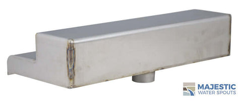 Sutton <br> 10" Shower Waterfall Scupper - Brushed Stainless Steel