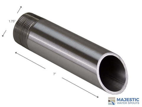 Stainless Steel 1.5 inch round tube water spout for pool and water fountain