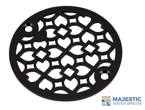 http://majesticwaterspouts.com/cdn/shop/products/4_In_Round_Bronze_Decorative_Designer_Custom_Drain_Cover_For_Shower_34Front_Louvre_Small_logo_grande.jpg?v=1643293998