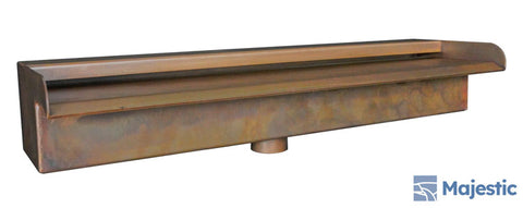 Nakano <br> 18" Waterfall Spillway - Copper