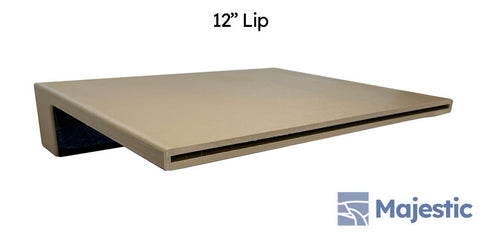 Tomaso <br> 18" Smooth Water Spillway - Tan