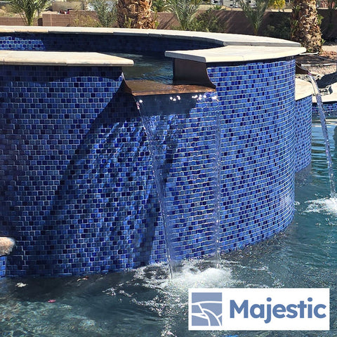 Monaco <br> 18" Spa-to-Pool/Fountain Spillway - Copper