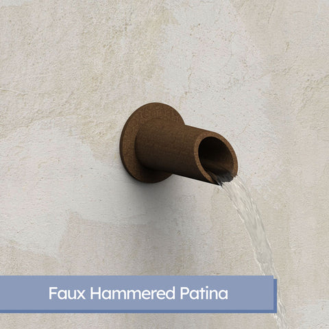 Bianca <br> Round Heavy Copper Water Spout