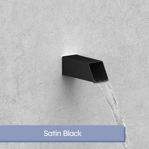 Ericsson <br> 2" Square Water Spout - Satin Black