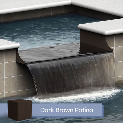 Monaco <br> 36" Spa-to-Pool/Fountain Spillway - Copper