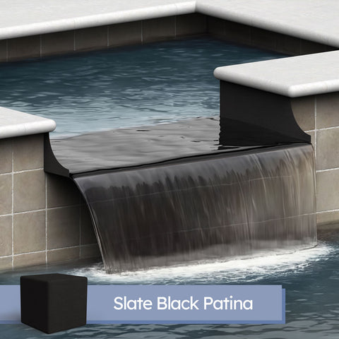 Monaco <br> 36" Spa-to-Pool/Fountain Spillway - Copper