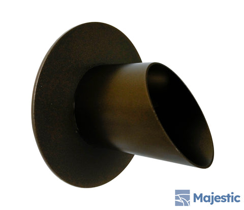 Waverly <br> 3" Round Water Spout - Cocoa Bronze
