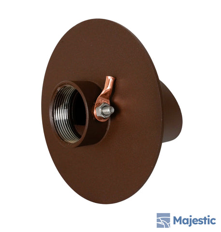 Waverly <br> 3" Round Water Spout - Textured Rust