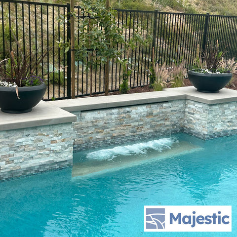 Zanardi <br> 60" Closed Top Waterfall Spillway - Stainless Steel