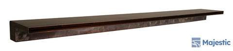 Zanardi <br> 72" Closed Top Waterfall Spillway - Copper