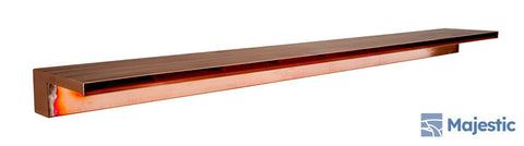 Zanardi <br> 72" Closed Top Waterfall Spillway - Copper