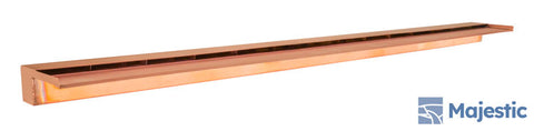 Zanardi <br> 96" Open Top Waterfall Spillway - Copper