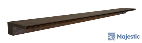 Zanardi <br> 96" Closed Top Waterfall Spillway - Copper