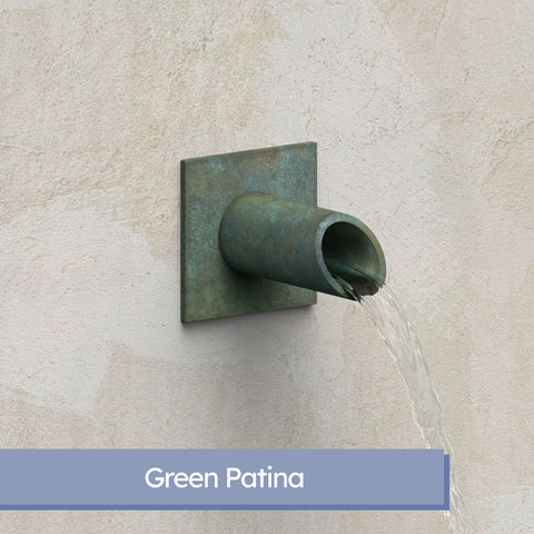 Bianca <br>Square Heavy Copper Water Spout