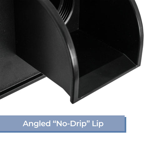 Marcello <br> Square Water Feature Spout - Midnight Black