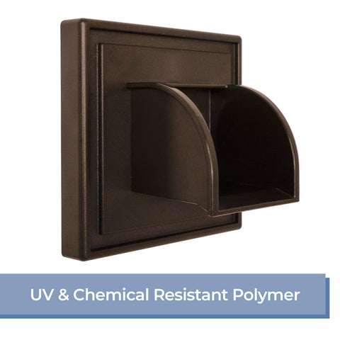 Marcello <br> Square Water Feature Spout - Musket Brown