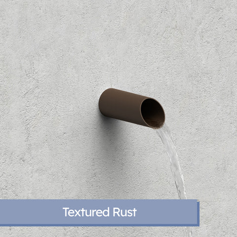 Beretta <br> 2" Round Water Spout - Textured Rust