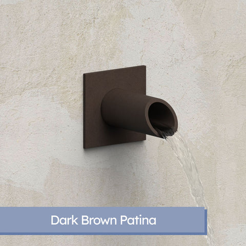 Bianca <br>Square Heavy Copper Water Spout