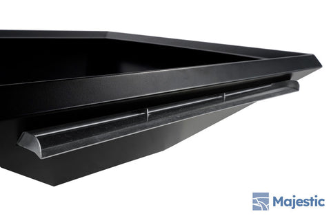 Canto <br> 32" Square Water & Fire Bowl - Satin Black