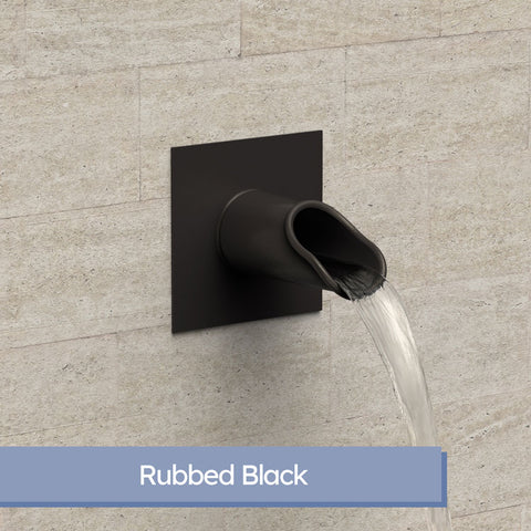 Bruni <br> Water Fountain Scupper - Rubbed Black