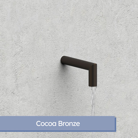 Villeneuve <br> 1" Water Fountain Spout - Cocoa Bronze