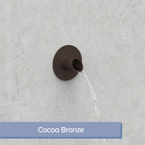 Waverly<br>1.5" Round Water Spout - Cocoa Bronze