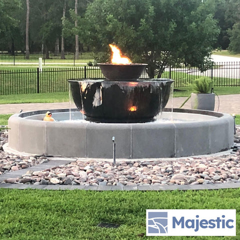 Sonora <br> 31" Hemisphere Fire Bowl - Hammered Copper