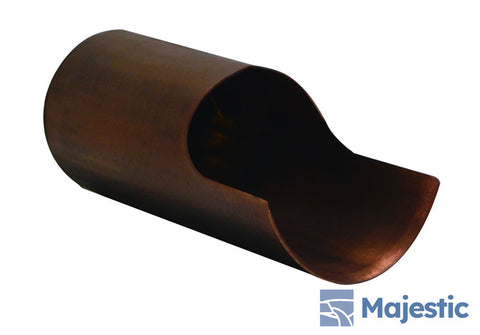Larini <br> 4" Cannon Water Spout - Brushed Copper