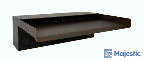 Zanardi <br> 12" Open Top Waterfall Spillway - Copper