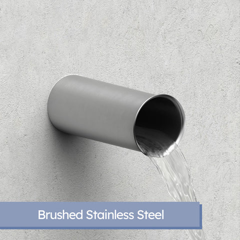 Duncan<br> 4" Round Water Spout - Stainless Steel