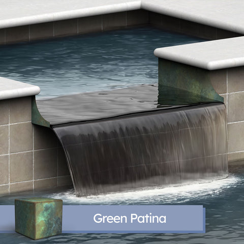 Monaco <br> 36" Spa-to-Pool/Fountain Spillway - Copper