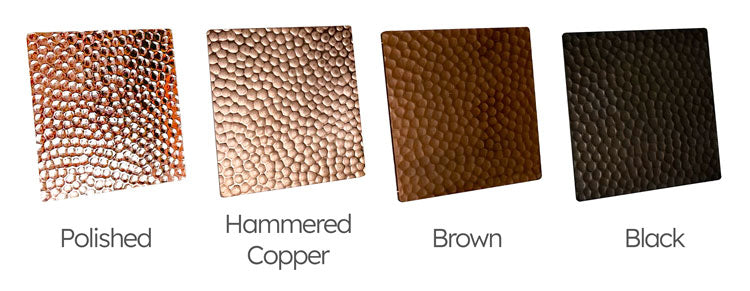 Mosegi <br> 4" Rectangular Water Spout - Hammered Copper