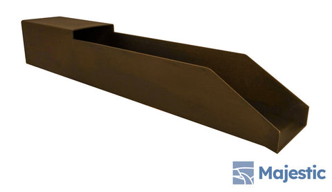 Oliveria <br> 18" Waterfall Scupper - Copper