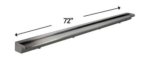 Nakano <br> 72" Waterfall Spillway - Stainless Steel