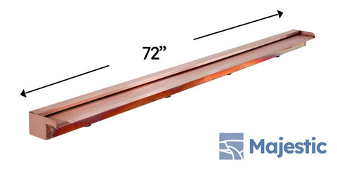 Nakano <br> 72" Waterfall Spillway - Copper