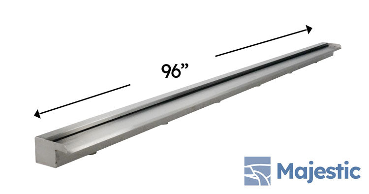 Nakano <br> 96" Waterfall Spillway - Stainless Steel