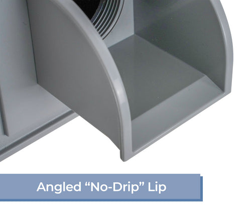 Marcello <br> Square Water Feature Spout - Dolphin Gray