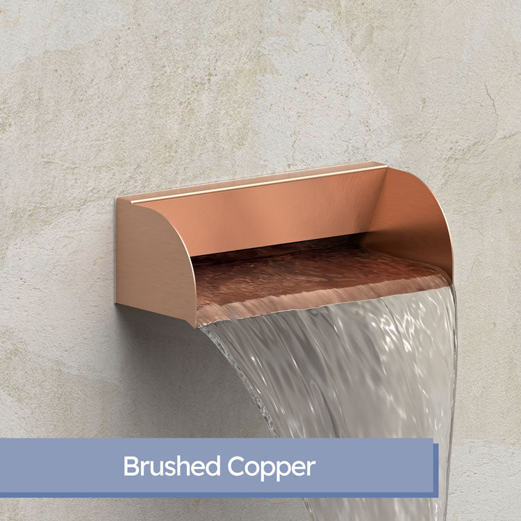 Picard <br> 12" Cascading Scupper - Copper
