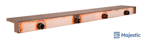 Zanardi <br> 72" Closed Top Waterfall Spillway - Copper