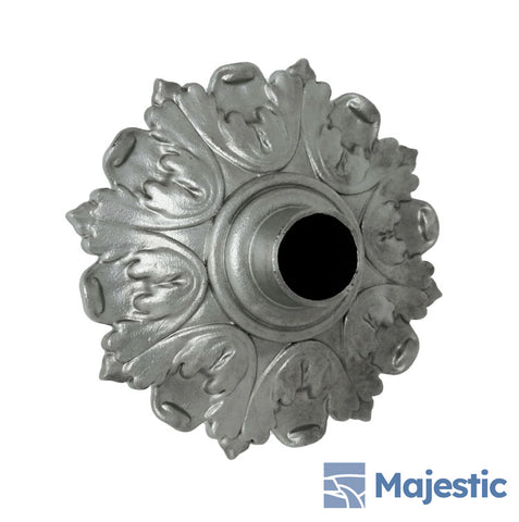 Sophia <br> 3/4" Rosette Cast Stainless Steel Water Fountain Emitter