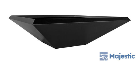 Canto <br> 32" Square Planter Bowl/Pot - Satin Black