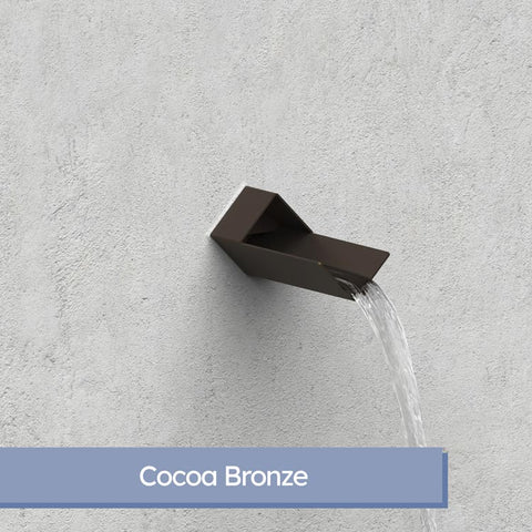 Verona <br> 2" V-Shaped Water Fountain Spout - Cocoa Bronze