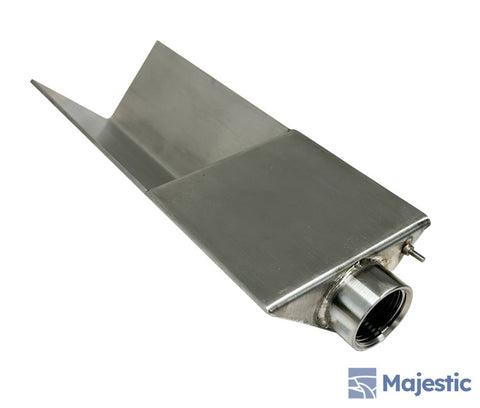 Vincent <br> 4" V-Shaped Water Feature Scupper - Stainless Steel