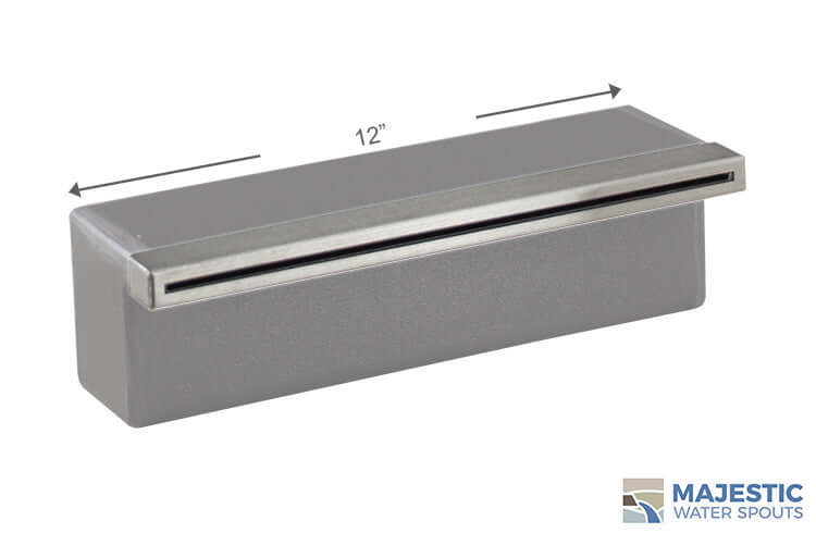 Tomaso <br> 12" Classic Vanity Cover - Stainless Steel