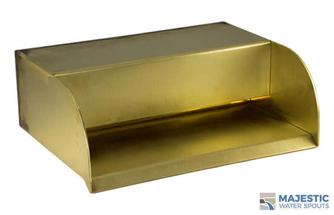 Picard <br> 12" Cascading Scupper - Brass
