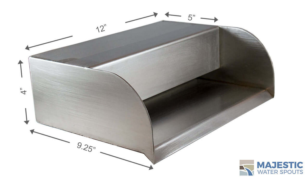 Picard<br>12" Cascading Scupper - Stainless Steel