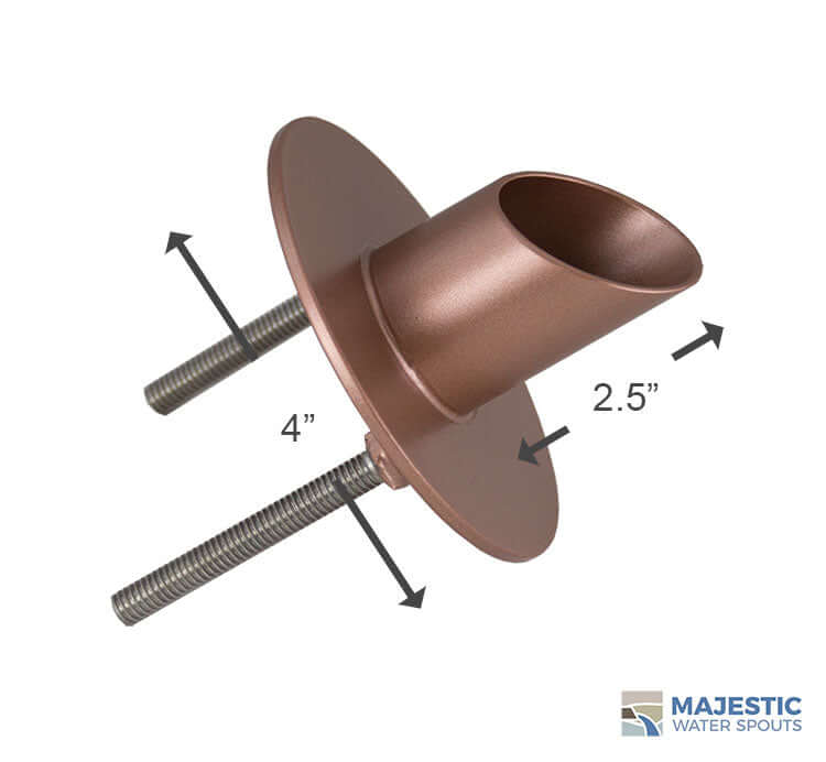 Waverly <br> 1.5" Water Spout Mask - Copper Style