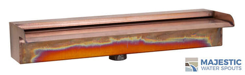 Nakano <br> 18" Waterfall Spillway - Copper