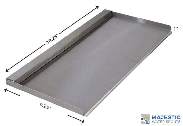 Tomaso <br> 18" Open Top Vanity Cover - Stainless Steel